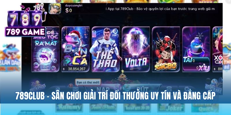 789club - Sân chơi giao diện thân thiện người dùng